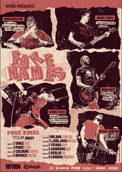 FAKE NAMES (us) + 7 SIOUX (aut) – PUNK RUINS - TOUR 2027