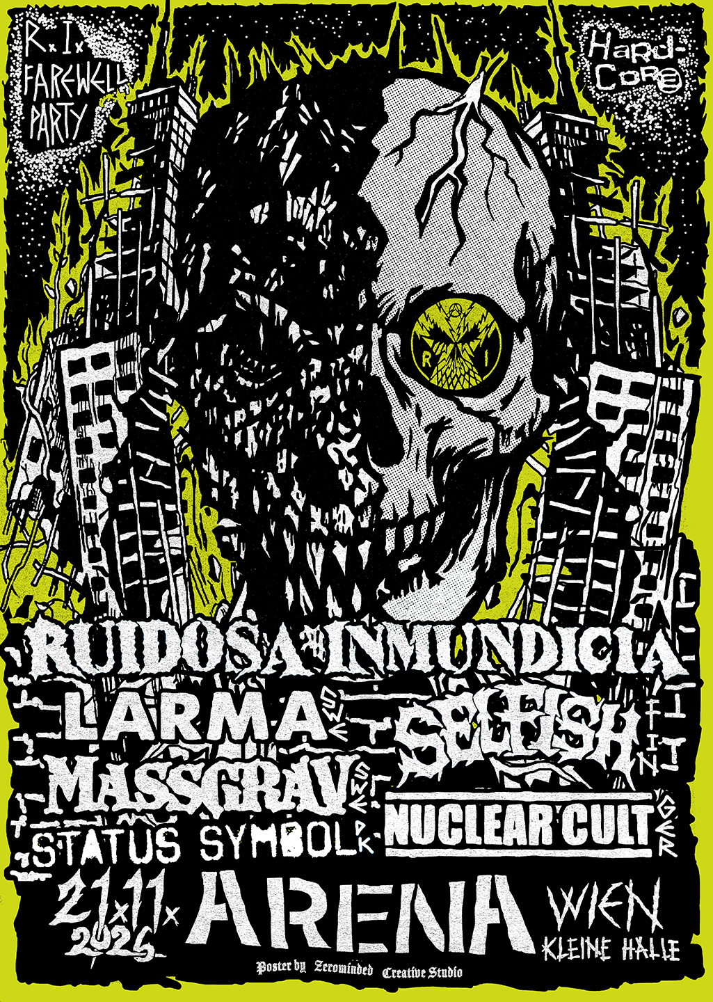 RUIDOSA INMUNDICIA (aut/chl) + SELFISH (fin) + LARMA (swe) + NUCLEAR CULT (ger) + MASSGRAV (swe) + STATUS SYMBOL (dk)